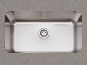 AFA Flow Single Bowl Undermount Sink No Taphole 768mm Stainless Steel