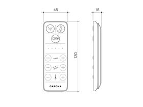 Caroma Livewell Electronic Soft Close Quick Release Bidet Seat White