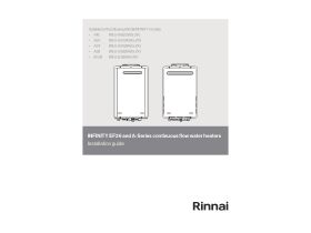 Installation Instructions - Rinnai Infinity EF26 and A Series Continuous Flow Water Heaters