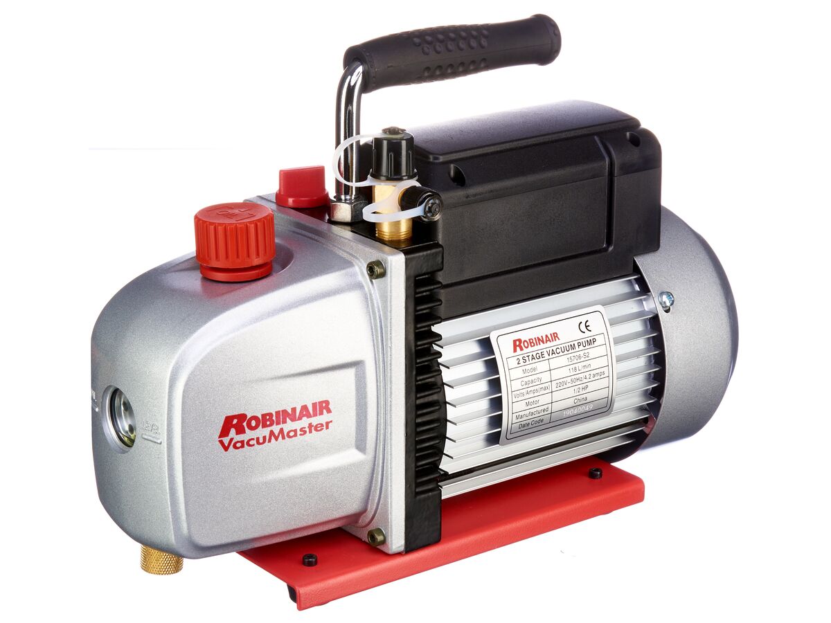 Robinair Vacumaster R32 Two Stage Vacuum Pump 118 ltr/min 15706 from Reece