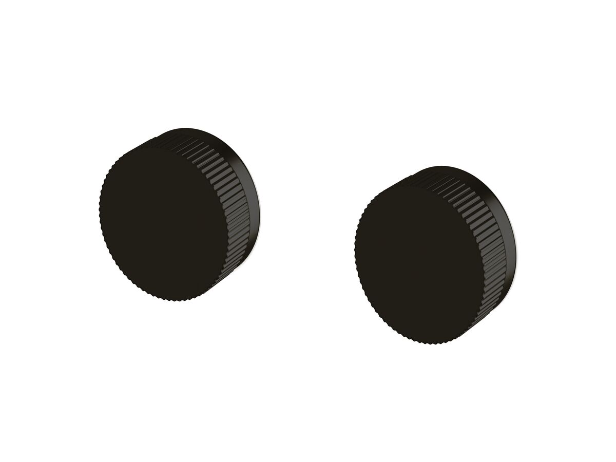 Mili Pure Wall Top Assembly Taps with Linear Textured Handles Matte Black
