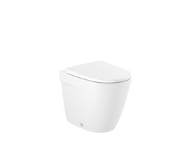 Roca Ona Back To Wall Rimless Toilet with Soft Close Quick Release Toilet Seat (4 Star)