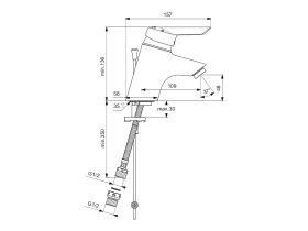 Armitage Shanks Piccolo Basin Mixer Chrome (6 Star)