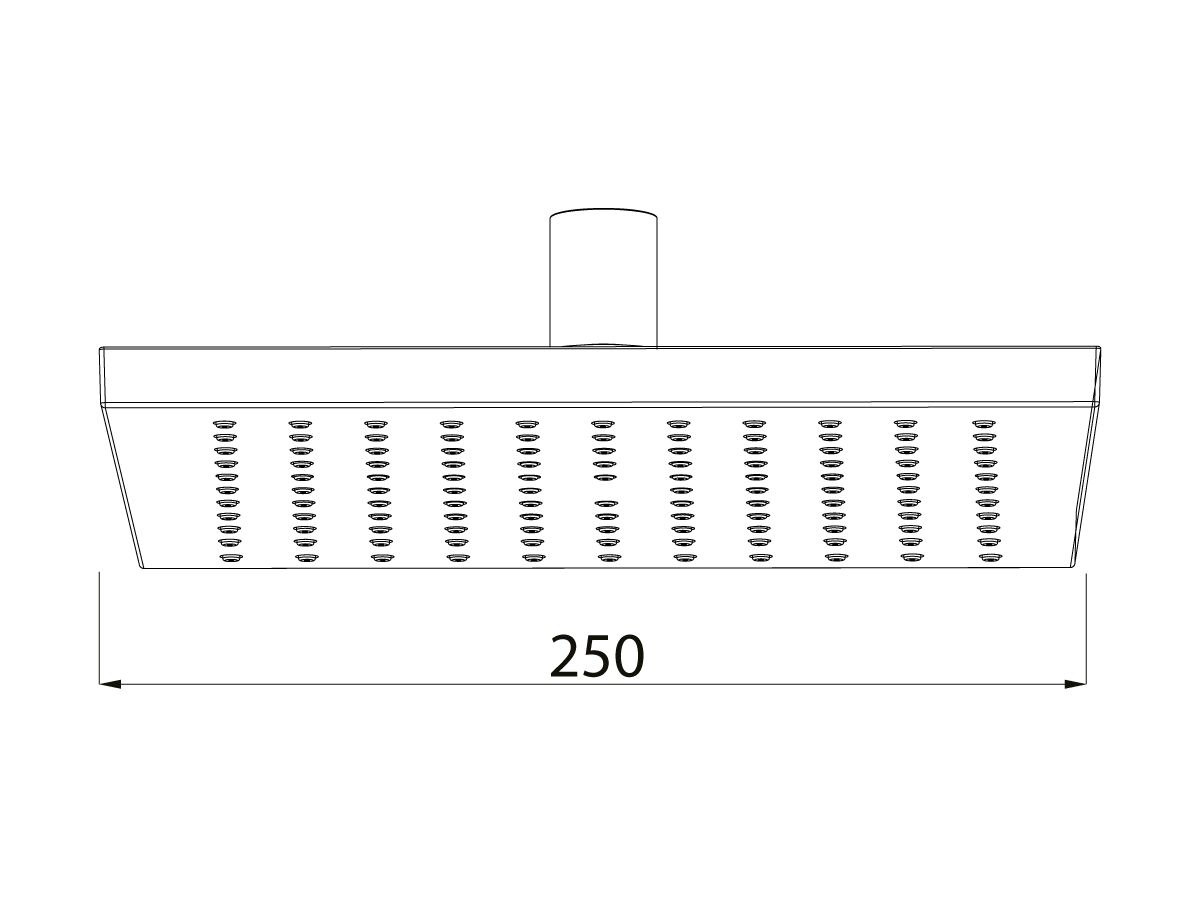 Nikles Quatre Overhead Shower Chrome (3 Star)