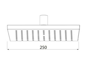 Nikles Quatre Overhead Shower Chrome (3 Star)