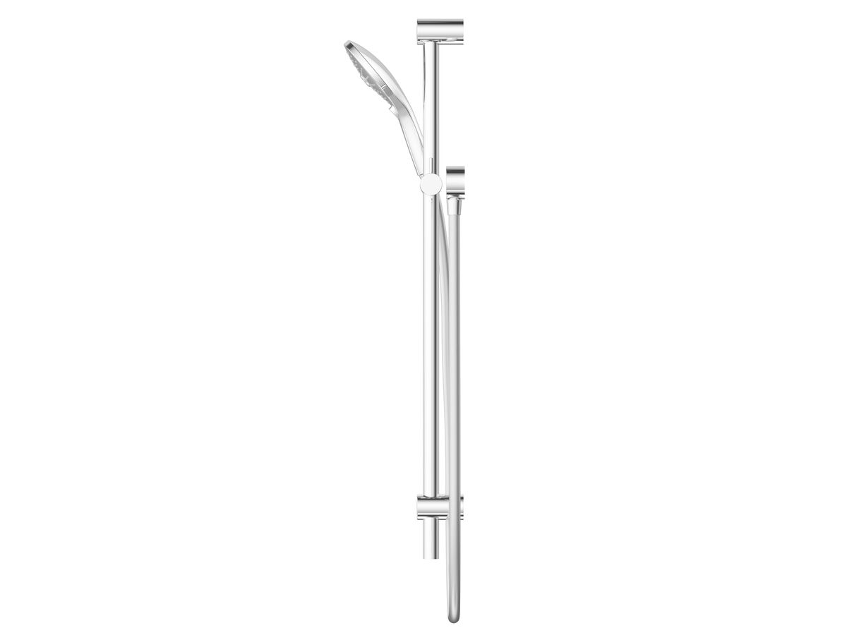 Posh Domaine Brass Single Rail Shower 3 Functions with Wall Water Inlet Chrome (4 Star) from Reece