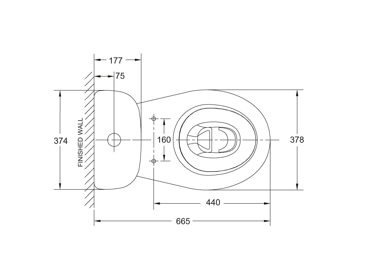 Porcher Studio Close Coupled Back to Wall Back Inlet Toilet Suite with Soft Close Seat White