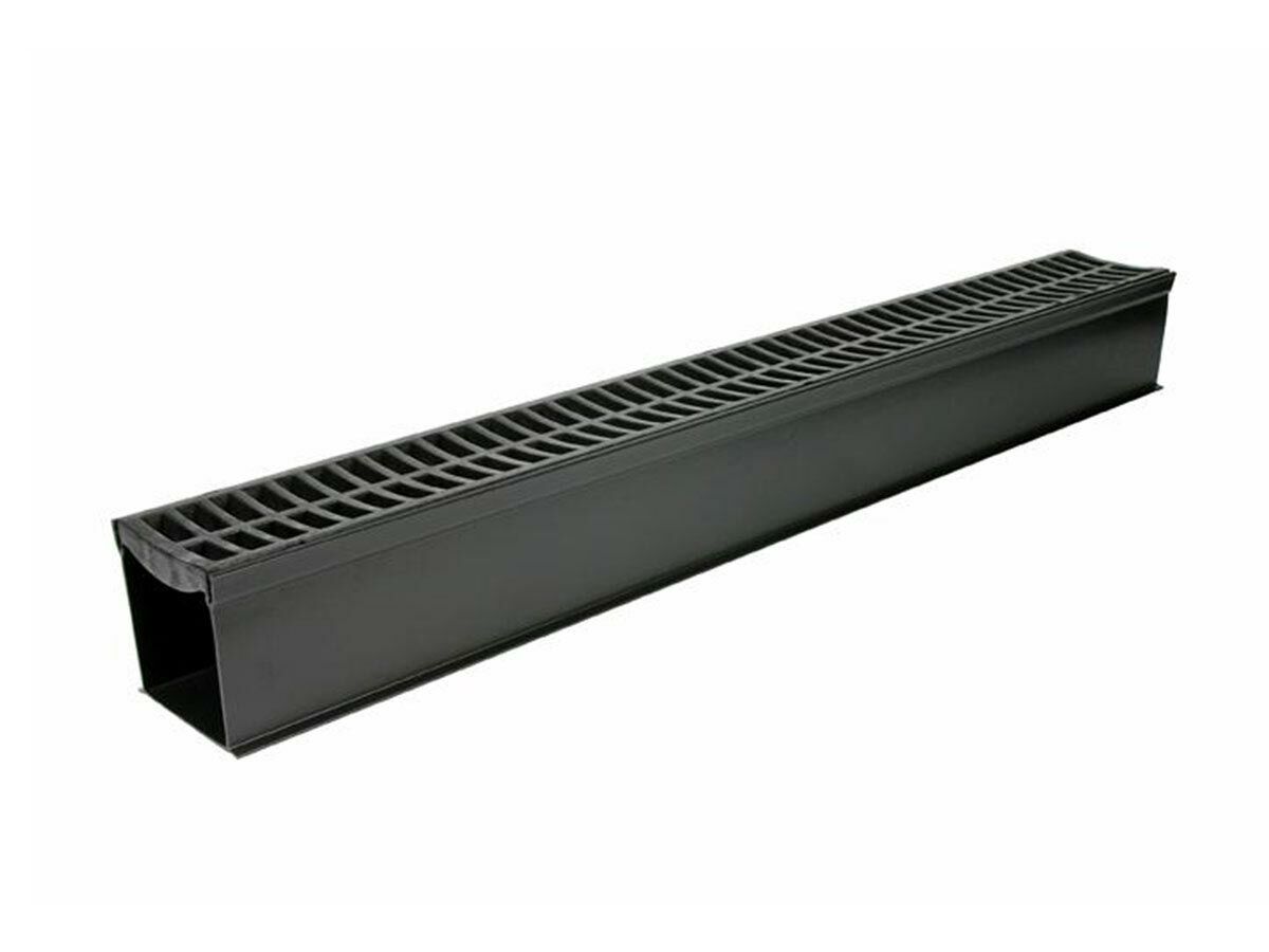 Reln Rain Drain & Black Grate 100mm