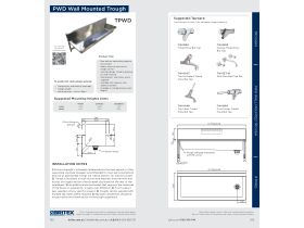 Installation Instructions - Britex Trough PWD Complete with Brackets