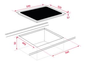Inalto Induction Cooktop 600mm