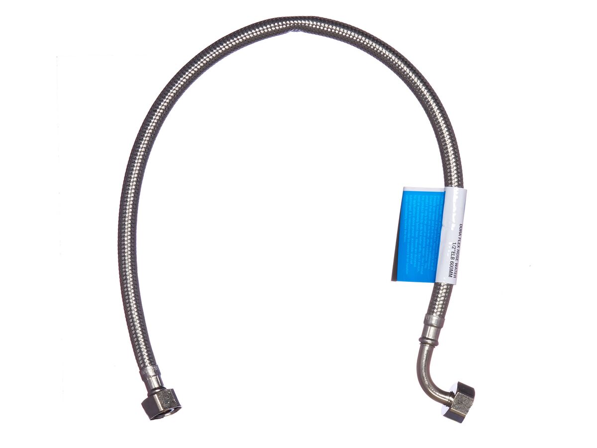 Dura Flex Hose Water 1/2" Elbow 600mm from Reece