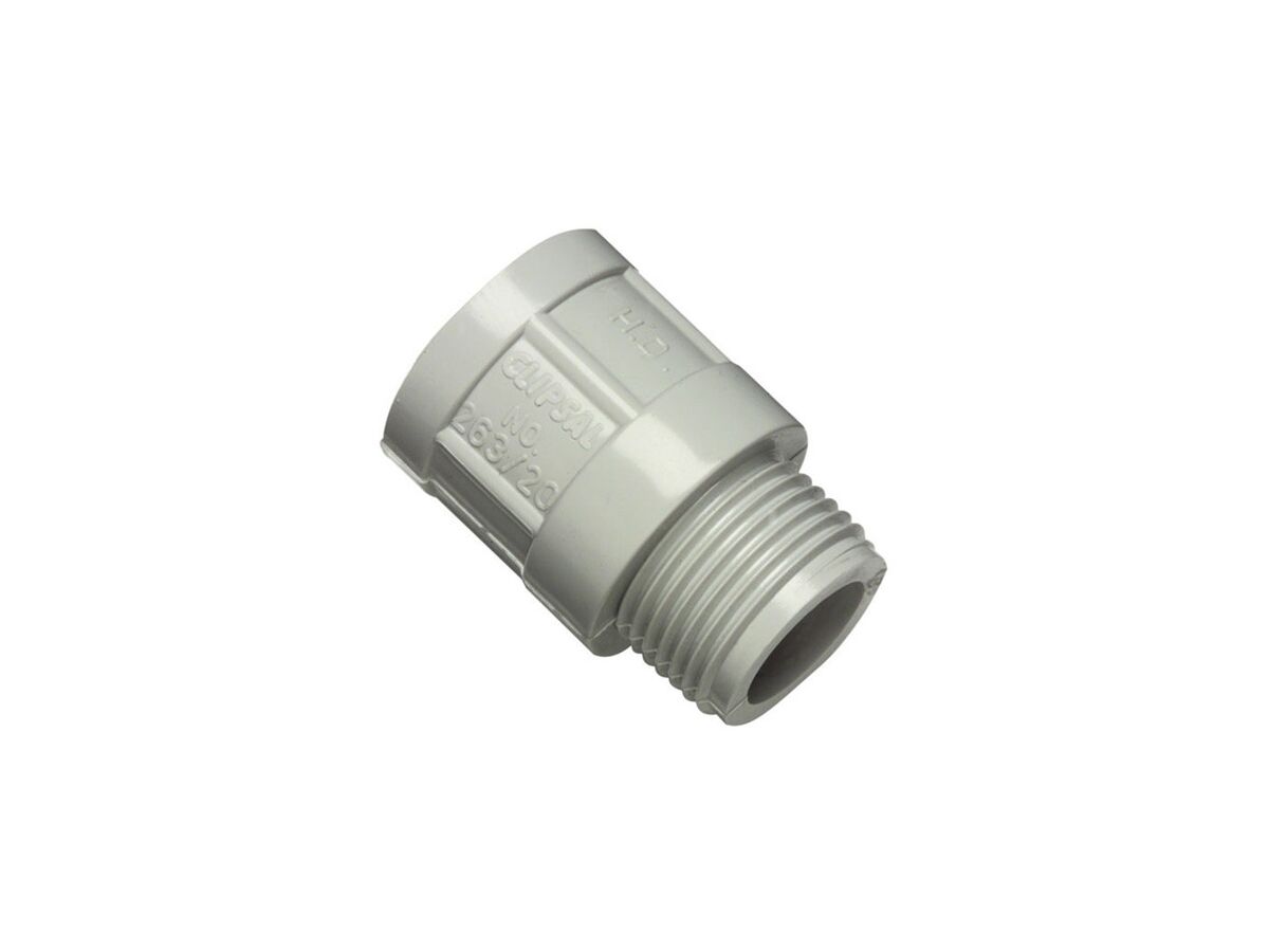 Adaptor Conduit Plain/Screw 25mm