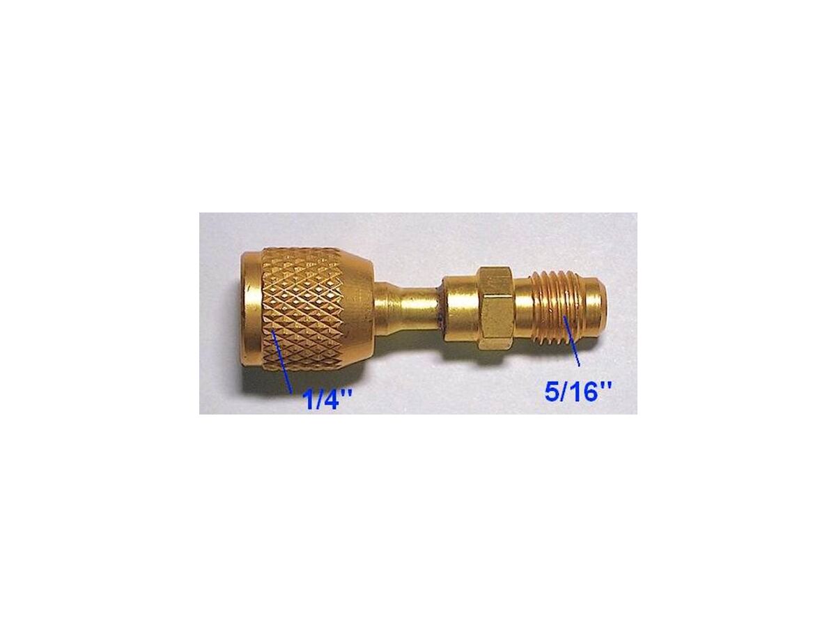 Superseal R410a Adaptor 1/4F to 5/16M