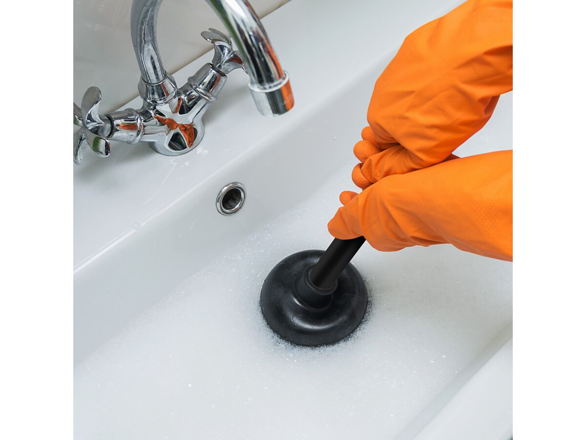 Rubber Plunger - Plastic Handle