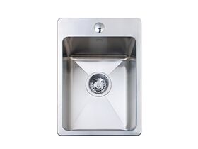 Memo Hugo Compact Sink 1 Taphole Stainless Steel