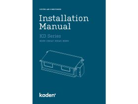 Installation Manual - Kaden Ducted Air Conditioner 10.5kw - 17.0kw