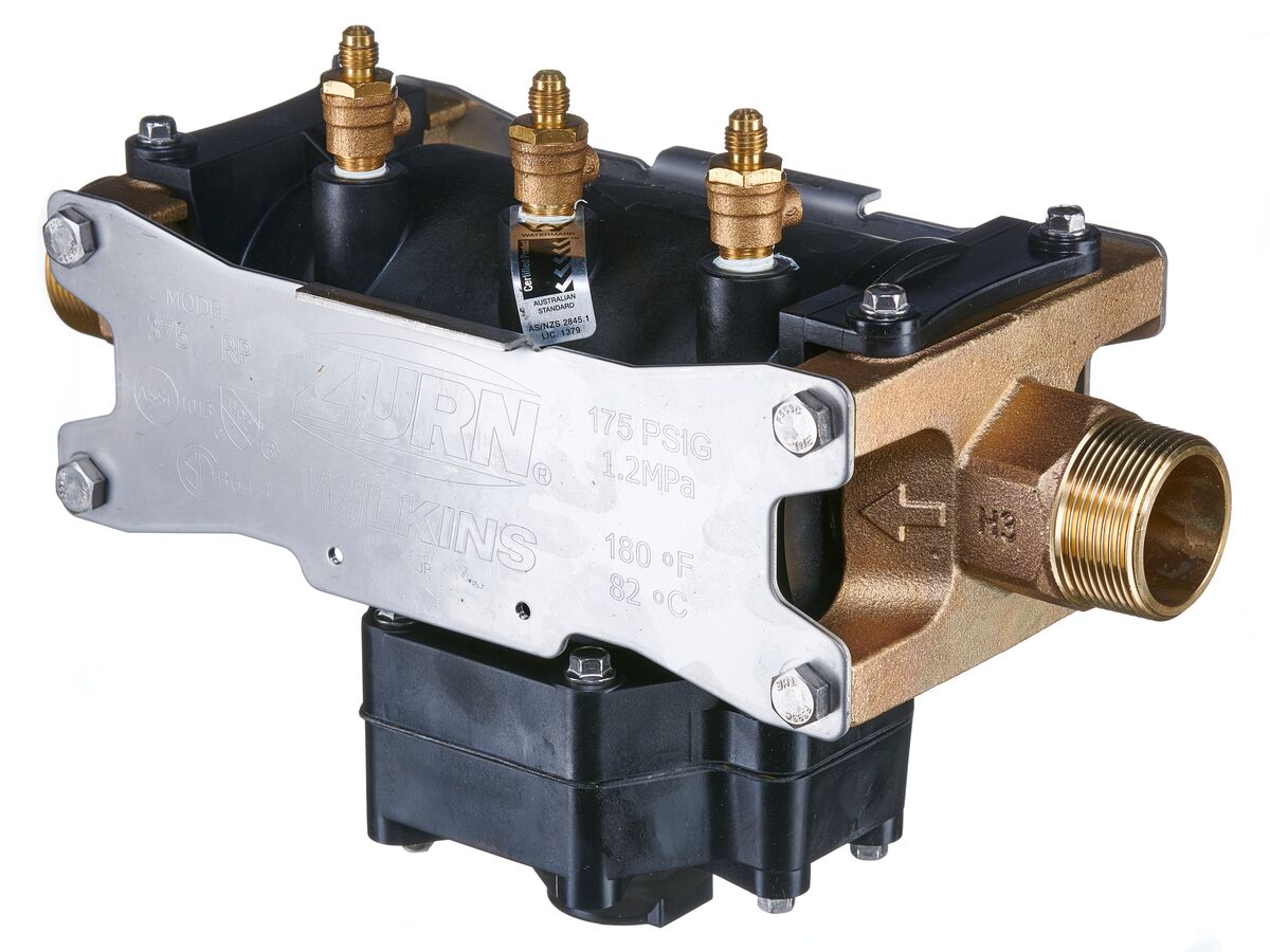 Zurn Wilkins 375 Series Reduced Pressure Zone Backflow Preventer 