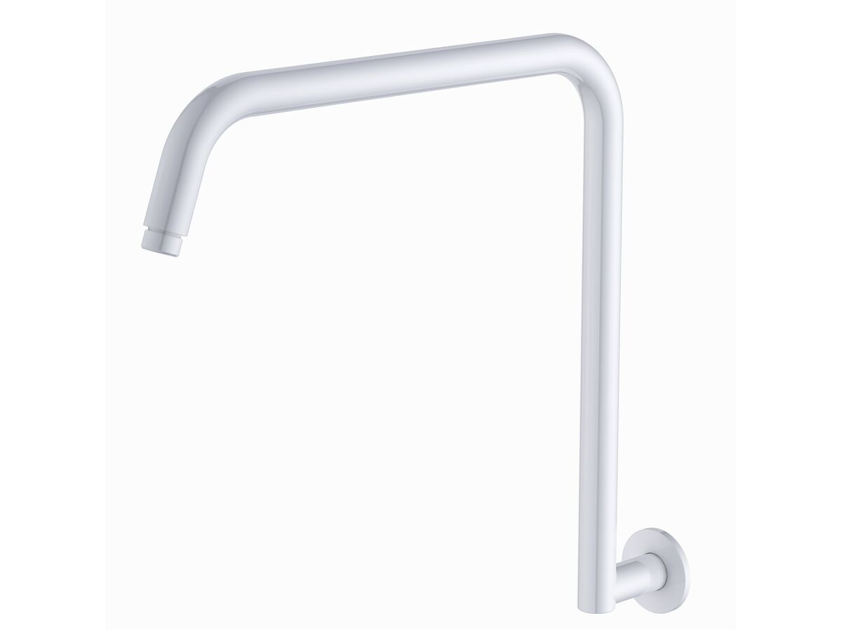 Mizu Drift Gooseneck Shower Arm Only White from Reece