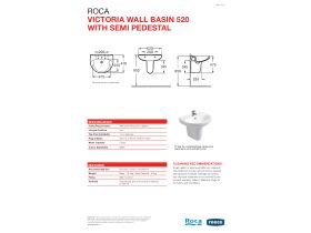 Technical Guide - Victoria Semi-Pedestal White