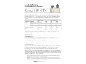 Warranty - Rinnai Infinity Hot Water Systems