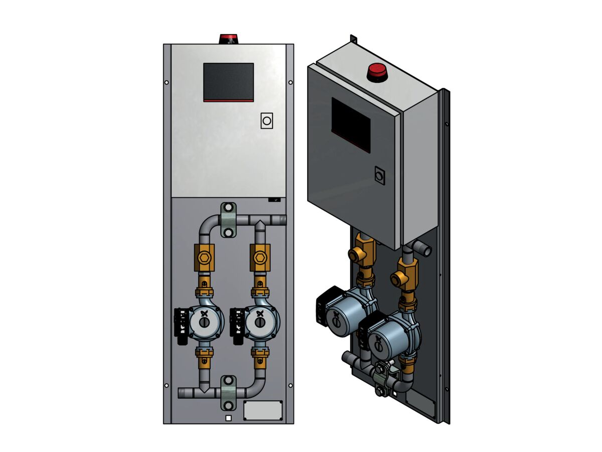 Grundfos Rediset UPS3280N Stainless Steel Dual Circulating Pumps