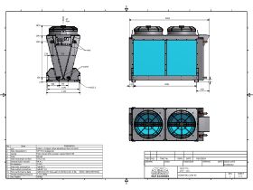 Technical Drawing - Cabero V-Shape Condenser ACW097A2.2/2N-EC