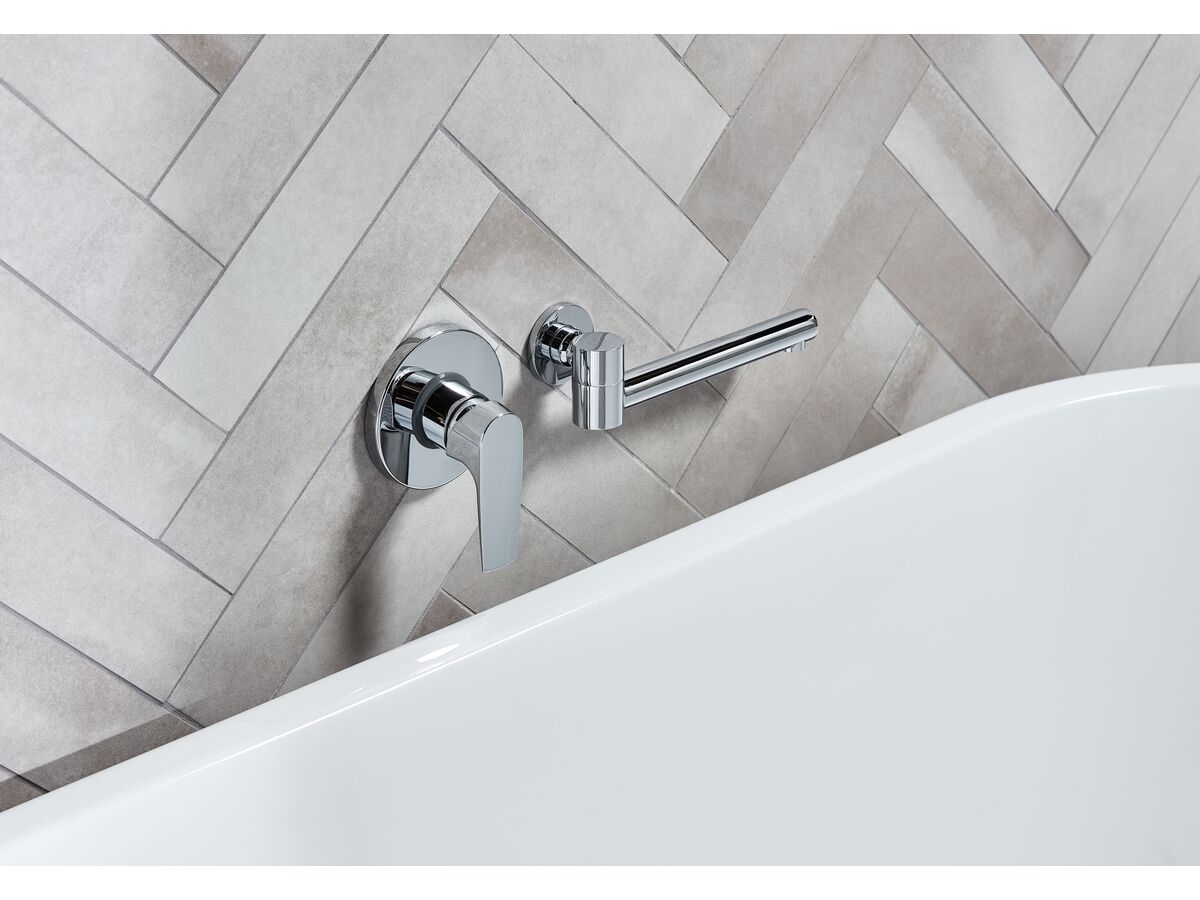 Posh Solus MK2 Shower / Bath Mixer Tap Chrome from Reece