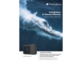 Installation & Owner's Manual - Theralux Inspire Heat Pump