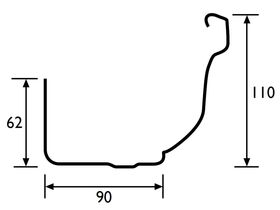 Stramit Tradline Gutter