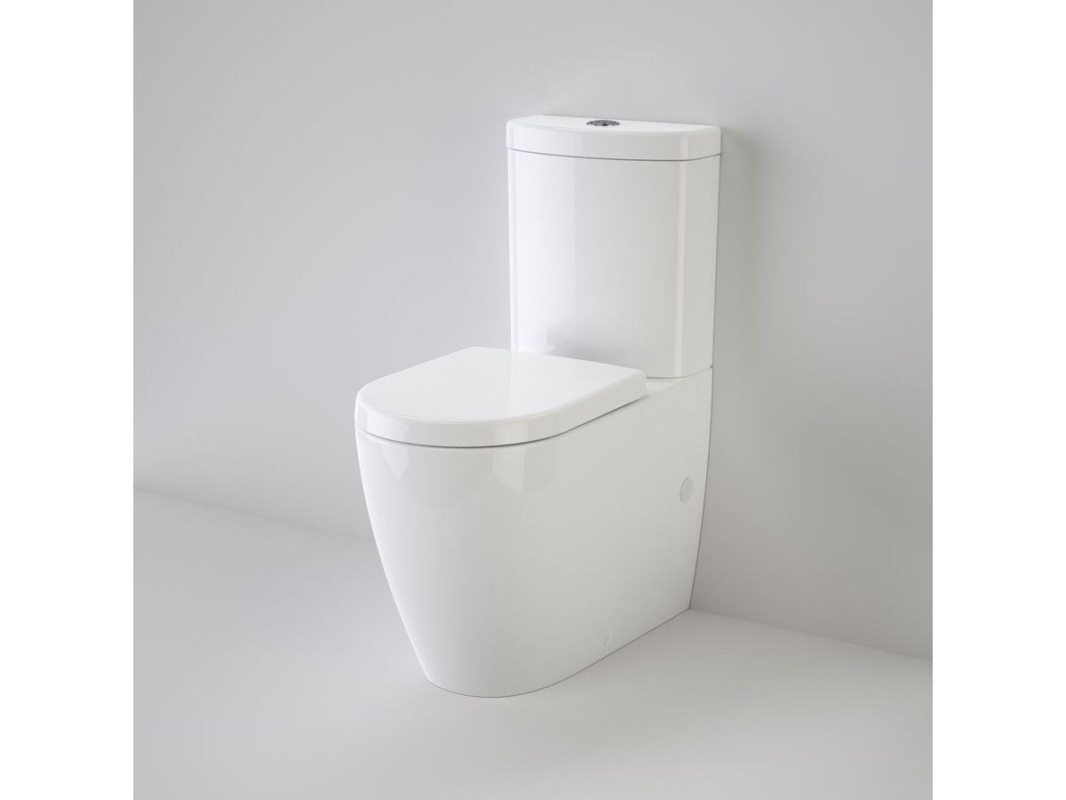 Caroma Forma Close Couple Back To Wall Toilet Suite with Soft Close Quick Release Seat White (4 Star)