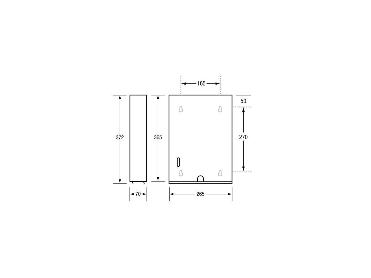 Paper Towel Disp Slim (Interleaved) Stainless Steel