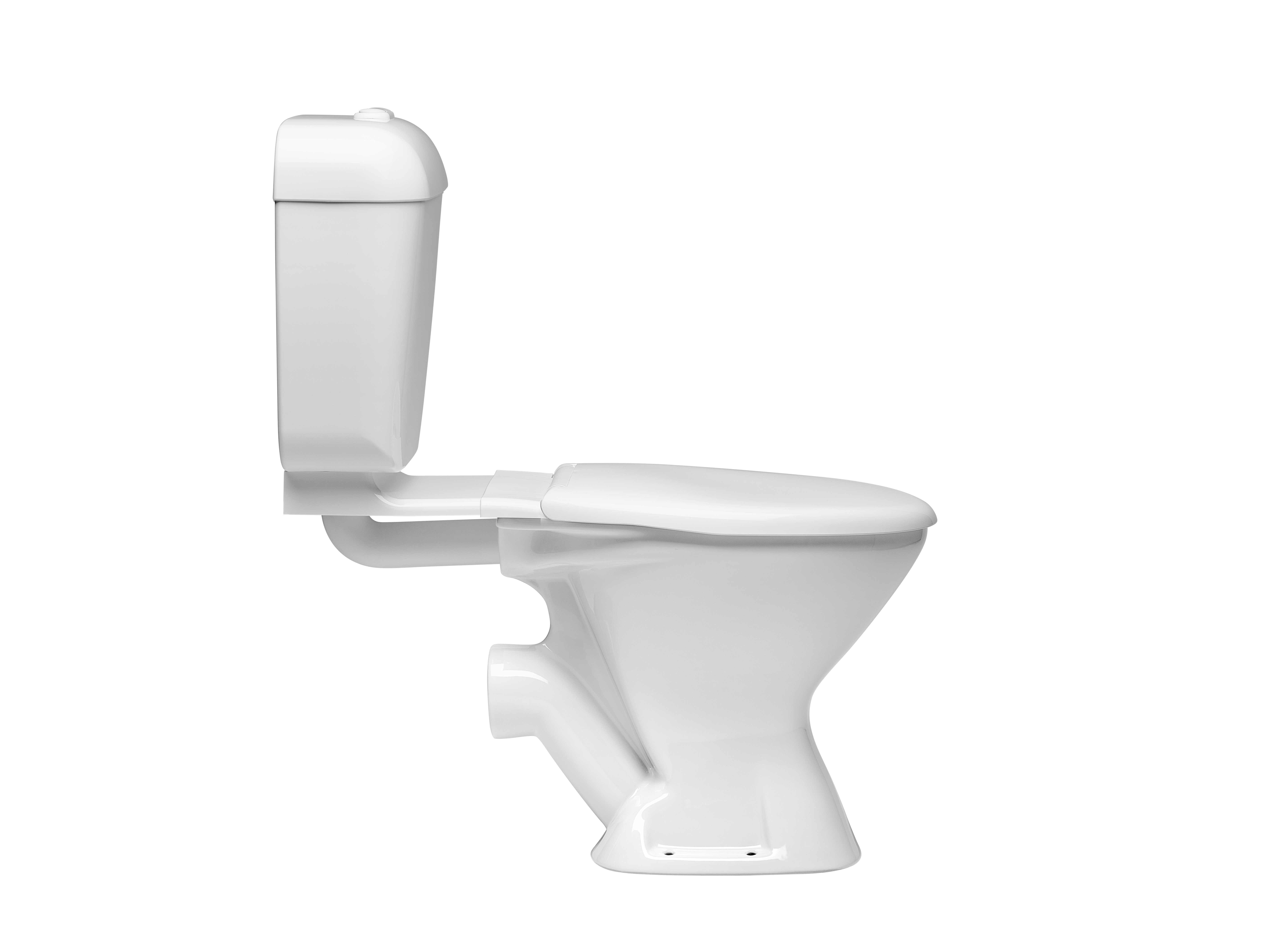 Base Link Toilet Suite P Trap with Seat White (4 Star) from Reece