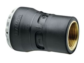 Plasson Pushfit Adaptor Brass Thread Poly Female
