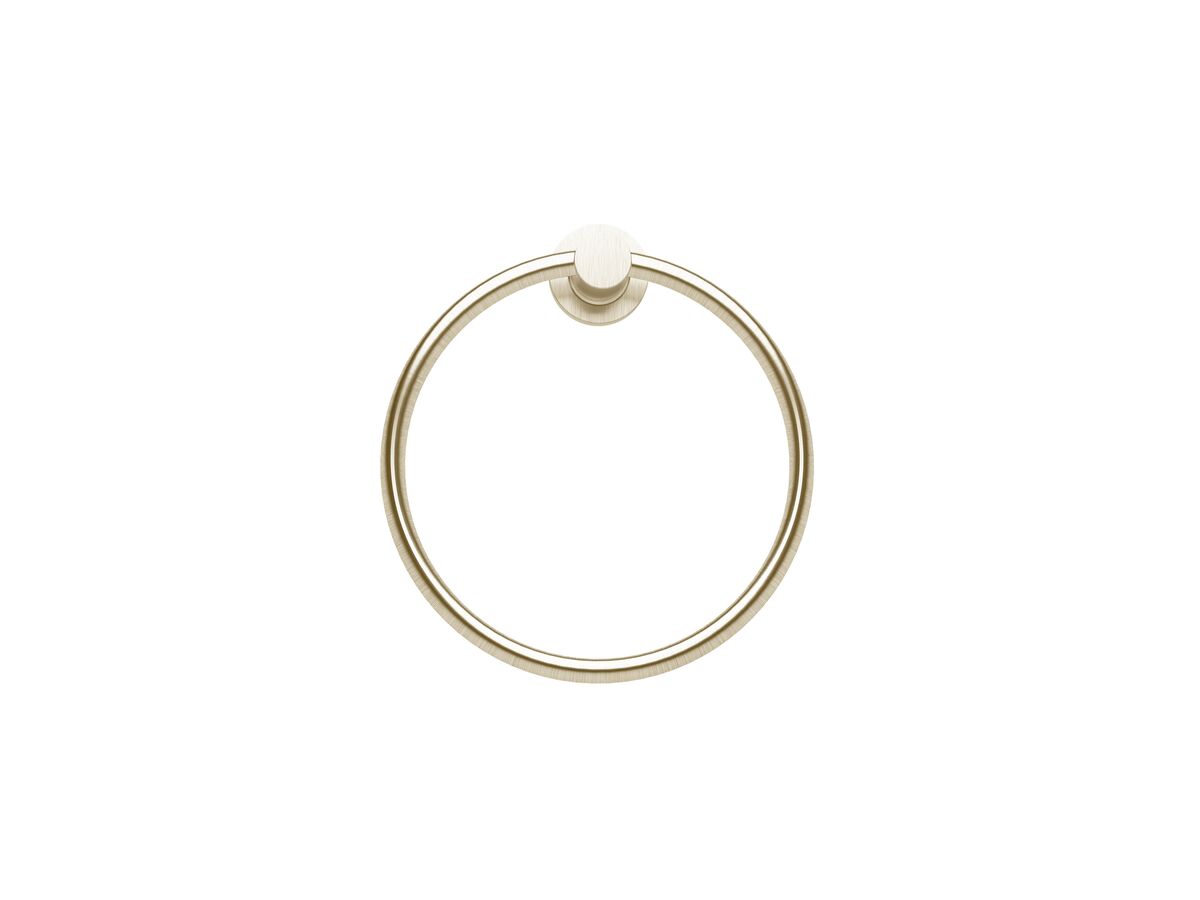 Scala Guest Towel Ring LUX PVD Brushed Platinum Gold