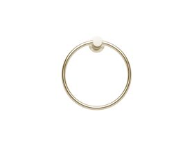 Scala Guest Towel Ring LUX PVD Brushed Platinum Gold