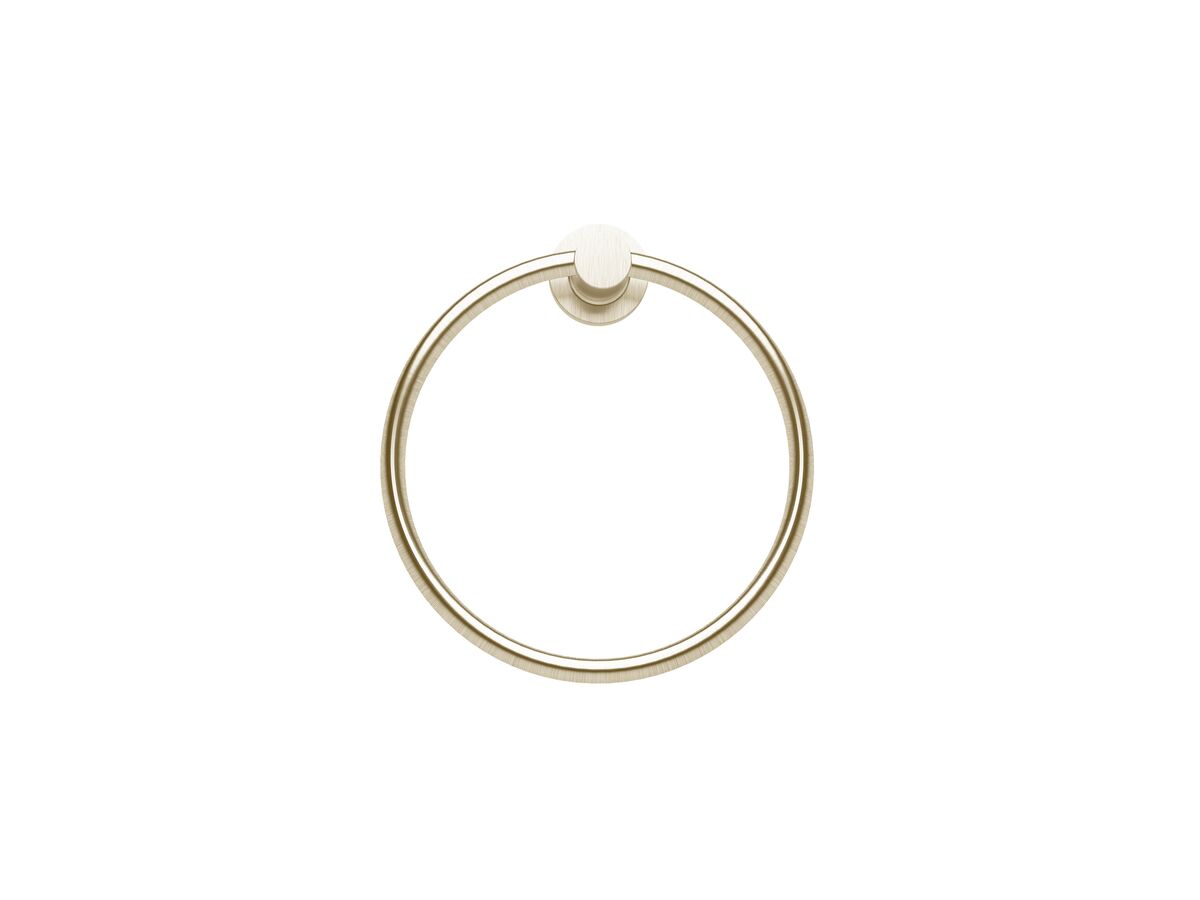Sussex Scala Guest Towel Ring LUX PVD Brushed Platinum Gold from Reece