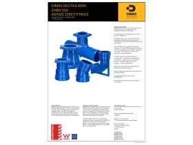 Specification Sheet - Dimax Ductile Iron DN80-300 AS/NZS 2280 Fittings