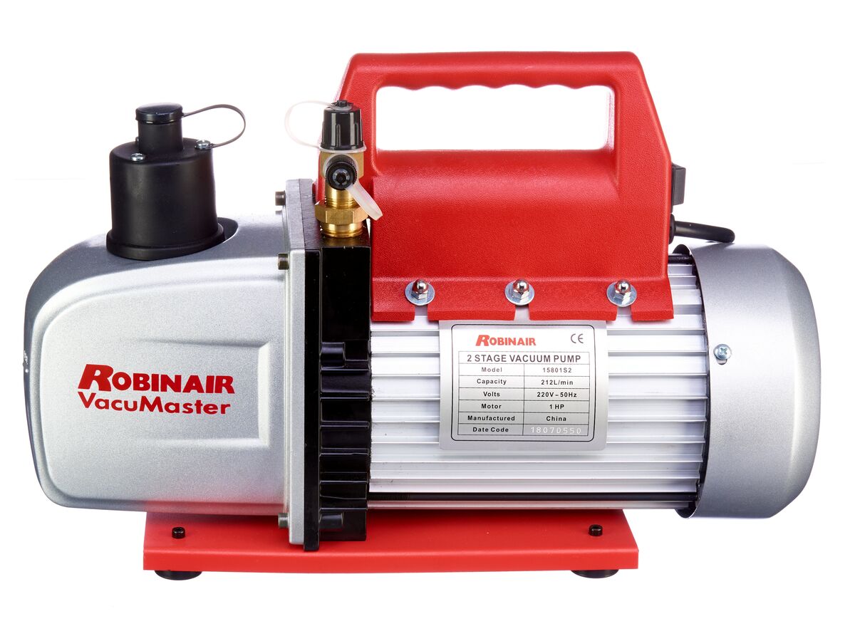 Robinair Vacumaster Two Stage Vacuum Pump 212 ltr/min 15801S2 from Reece