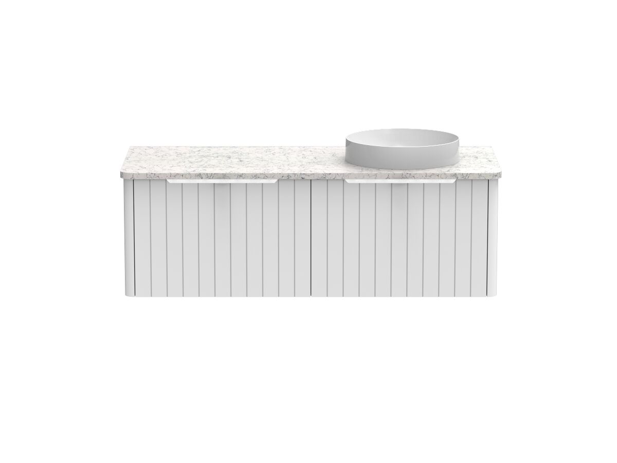 Kado Neue All-Drawer 1200 Right Offset Bowl Wall Hung Caesarstone