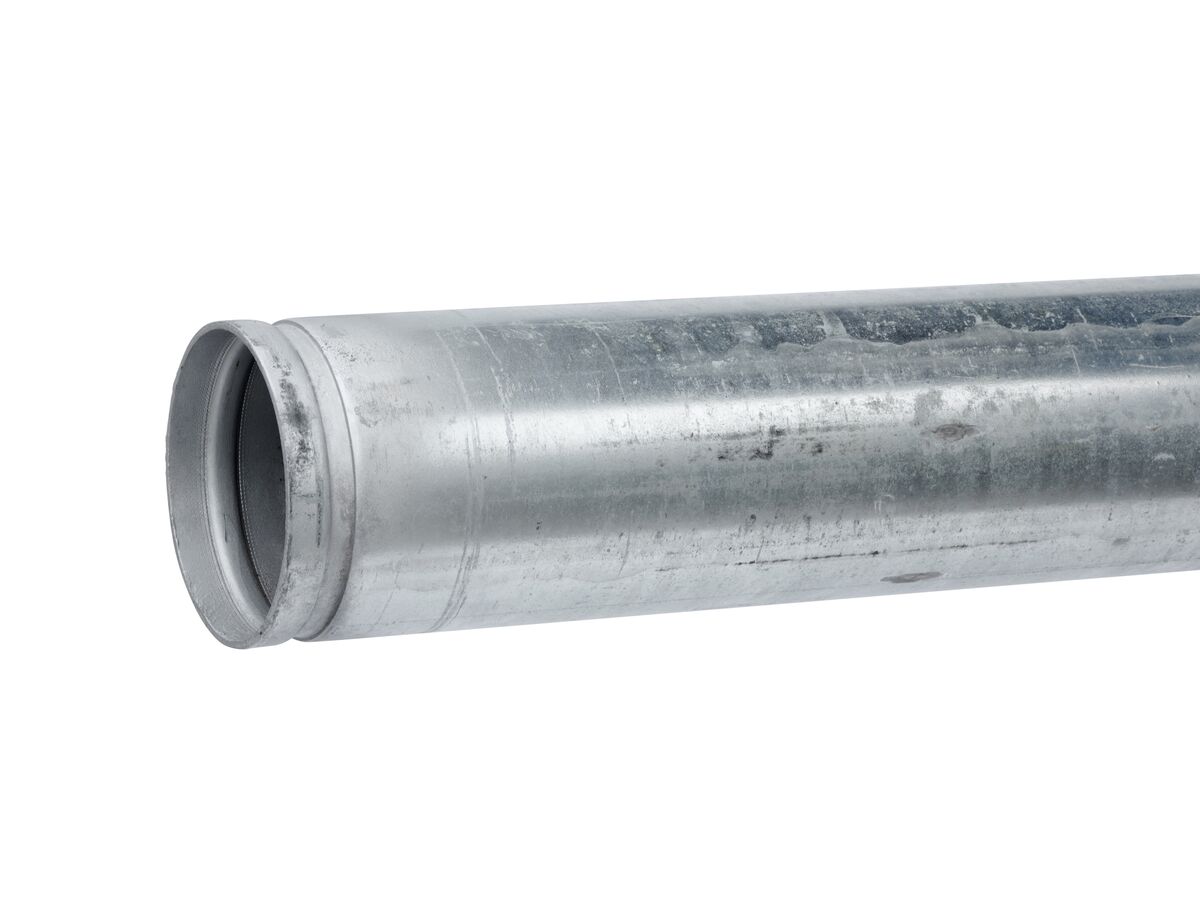 Light Galvanised Rolled Groove Pipe 100mm x 6mtr