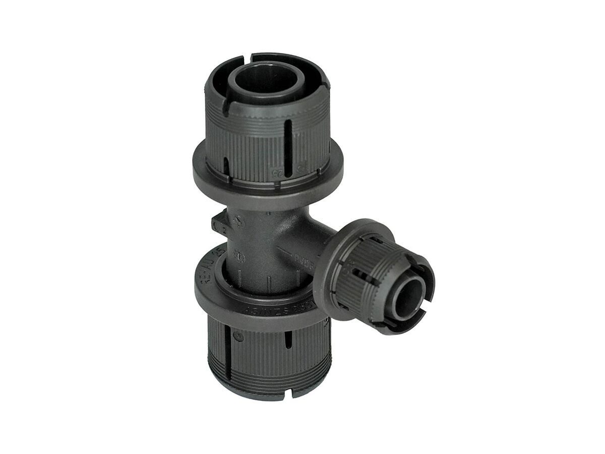 Rehau Edge Reducing Tee 25mm x (25mm) x 20mm