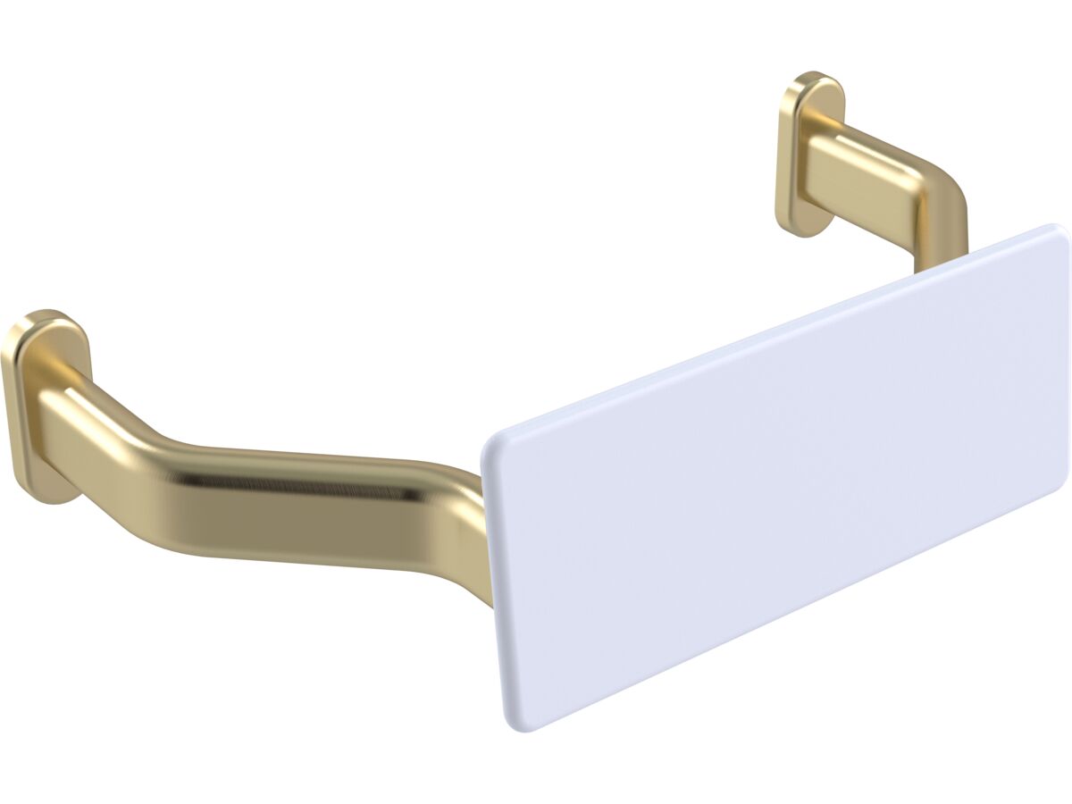 Mizu Drift Accessible Backrest Brushed Brass