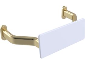 Mizu Drift Accessible Backrest Brushed Brass