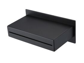 Mizu Bloc Waterfall Bath Outlet Matte Black