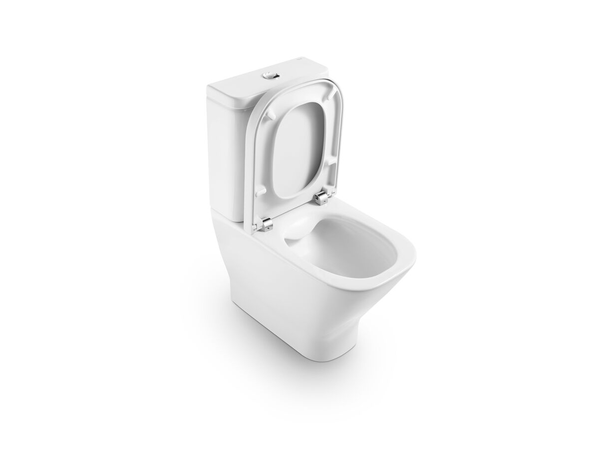 Roca The Gap Square Close Coupled Back to Wall Back Inlet Soft Close