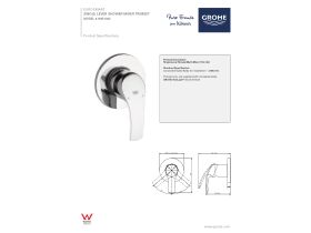 Technical Guide - GROHE Eurosmart New Shower / Bath Mixer Trimset Chrome