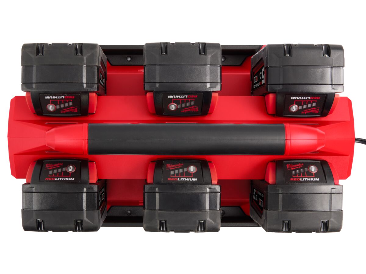 Milwaukee M18 Packout 6 Bay Rapid Charger