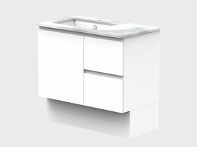 ADP Essence MKII Vanity Unit with Kick 1Door & 2 Draws No Basin 900