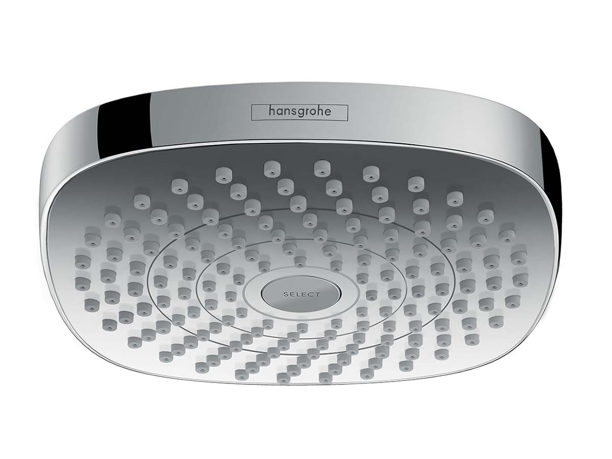 Hansgrohe Croma Select E Overhead Shower White/ Chrome (3 Star)