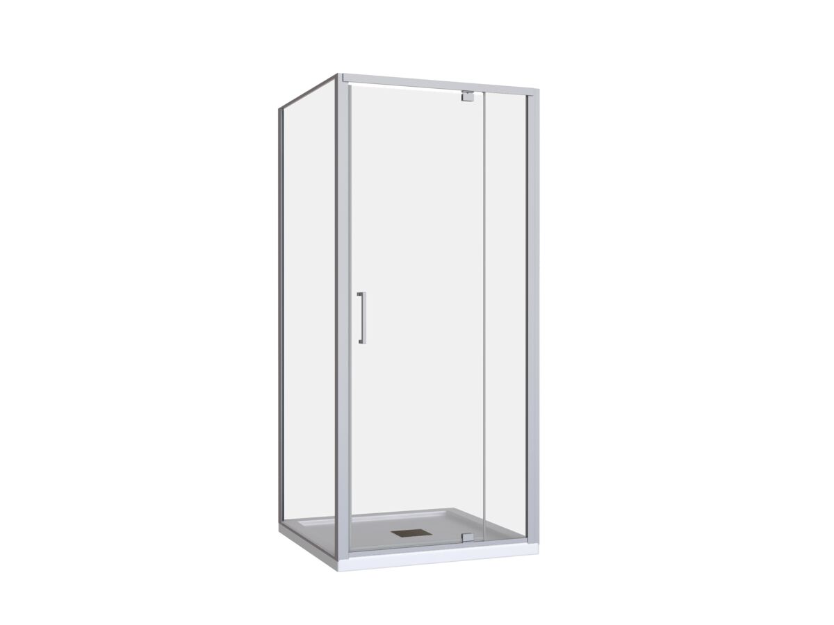 Base MK2 Shower Screen & Shower Base with Centre Outlet 900mm x 900mm